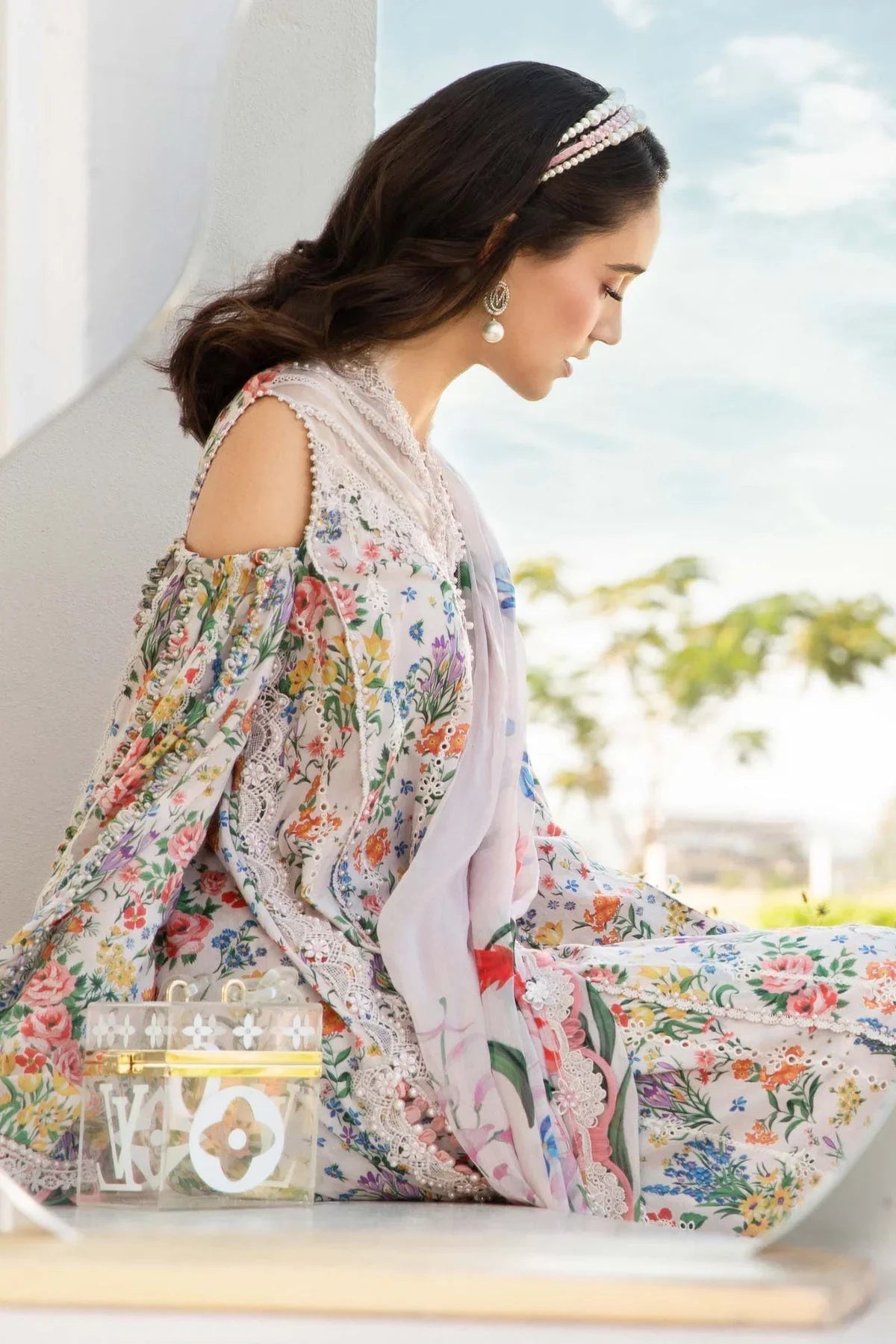 Maria B Mprints Lawn  3-piece MB-02