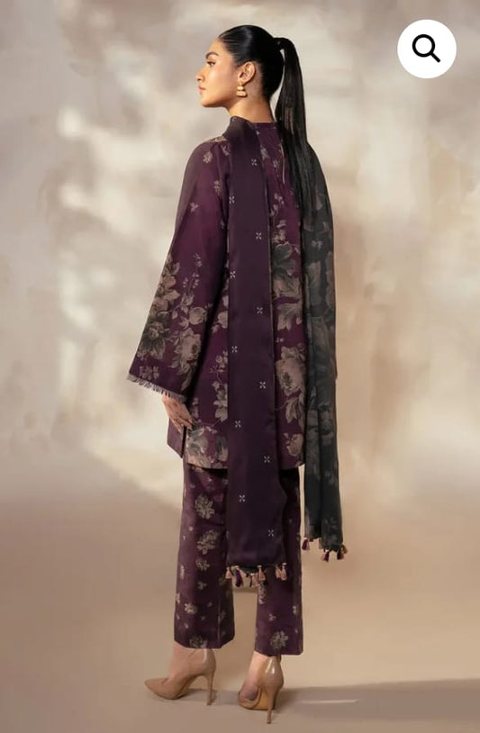 BAROQUE – 3 Piece Unstitched Lawn Collection (Allover Pattern) BQ-14