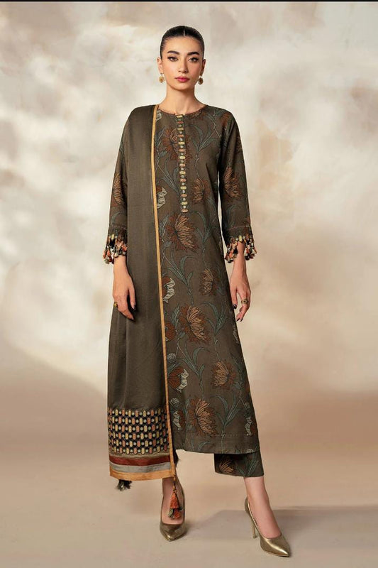 BAROQUE – 3 Piece Unstitched Lawn Collection (Allover Pattern) BQ-12